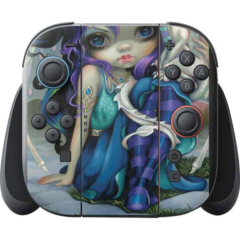 Winter Fairy With Frost Dragon by Jasmine Becket-Griffith Nintendo Switch 2 (2025) with Joy-Con Skin